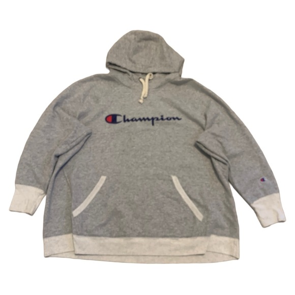 Champion Men's Gray Hoodie Sweater - Picture 1 of 5